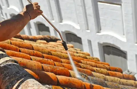 Nettoyage de toitures - Saint-Thomas-la-Garde